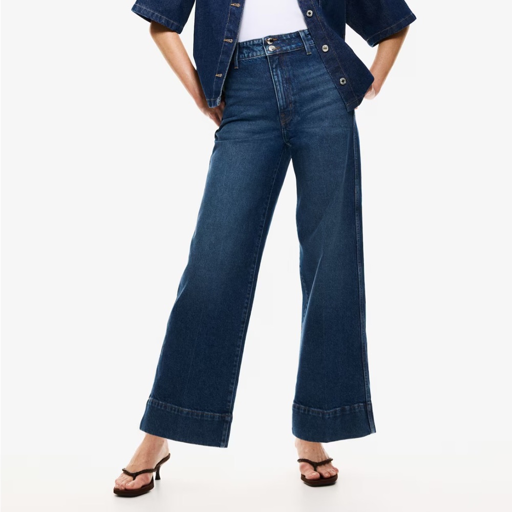 Wide High Jeans